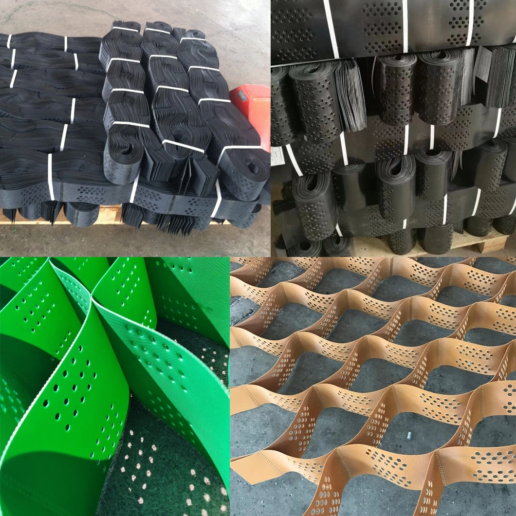 Honeycomb Gravel Stabilizer Grid Plastic HDPE Geocell / Geoweb / Geo Cell / Geo Web for Slop Soft Soil Foundation Protection